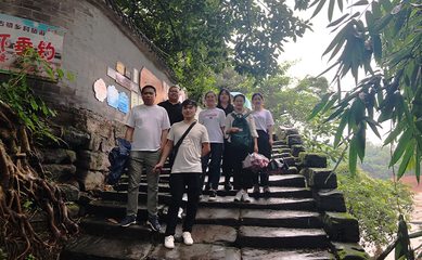 愿景文旅实地踏勘自贡仙市古镇旅游开发项目