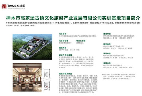 神木文旅集团 狠抓重点项目建设,助推全域旅游发展