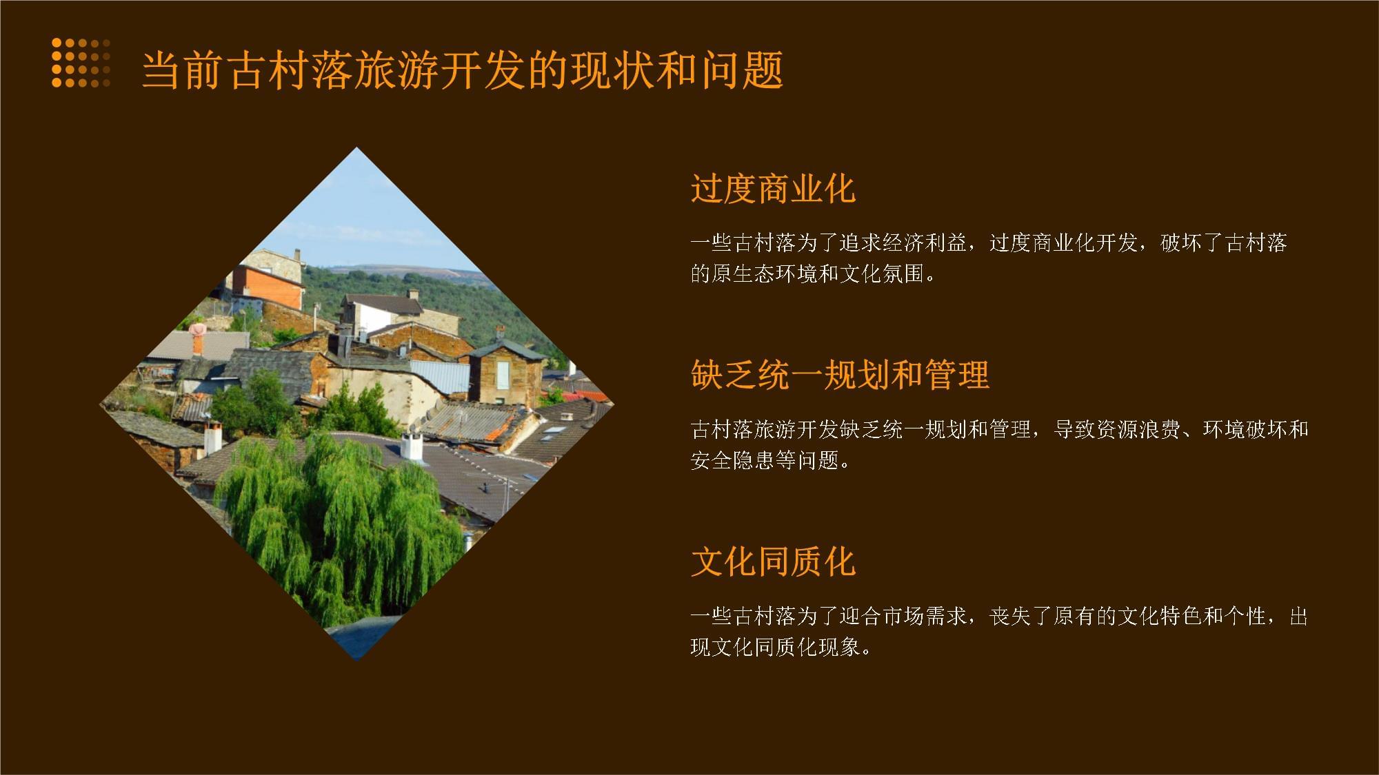 古村落旅游开发项目可行性研究报告